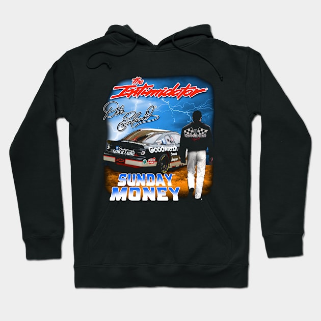 Dale Earnhardt Sunday Money Hoodie by stevenmsparks